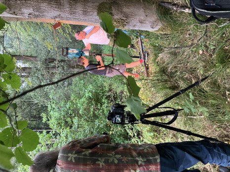Installation of groundwater monitoring wells using an electric drill