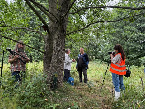 The Sächsische Zeitung (SZ) features an interview with the BIBOB project team at Lisci potok