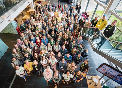 Gruppenbild der Teilnehmer am Bibersymposium