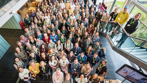 Group photo of participants at the Beaver Symposium