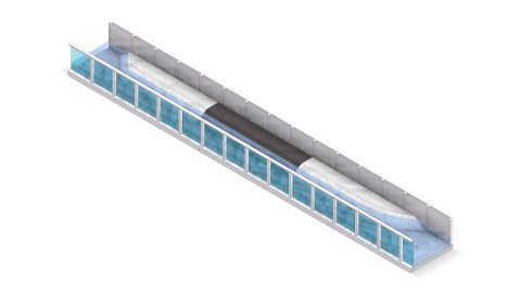 Experimental setup of the model