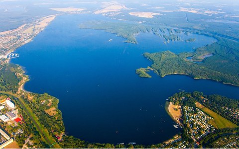 View of the Niemtzsch water reservoir