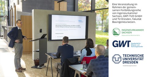 Foto zeigt eine Seminarveranstaltung im Gebäude CCC der TU Dresden