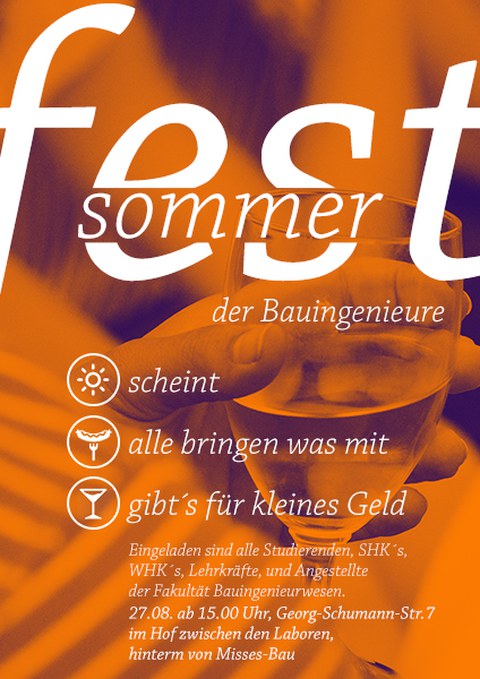 Einladung zum Sommerfest der Bauingenieure