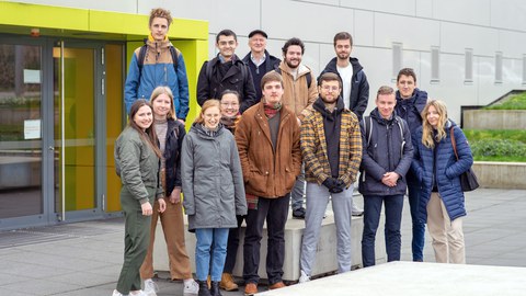 Gruppenbild der Austauschstudierenden