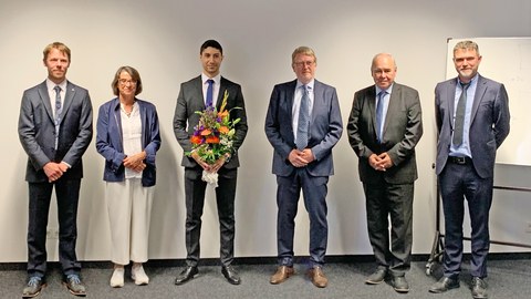Promotionskommission im Gruppenbild