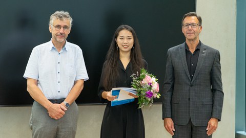 Gruppenbild mit der Preisträgerin