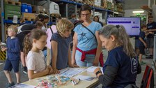 Ausgabe der Junior-Baumeister-Medaillen