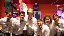 Gewinner des diesjährigen Goldenen Bauhelm im Gruppenbild