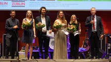 Gruppenbild auf der Bühne