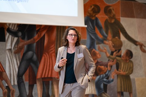 Referent auf der Bühne