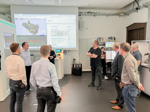 Workshop im Labor