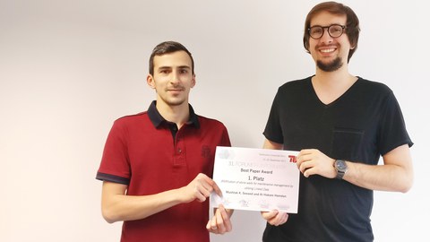 Mushtak Seeaed und Al-Hakam Hamdan zum „Best Paper Award“