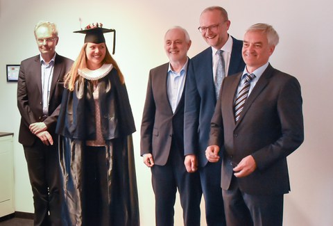 Katharina Bergholz, Promotionskommision
