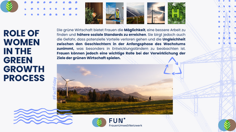 #FactFriday: ROLE OF WOMEN IN THE GREEN GROWTH PROCESS