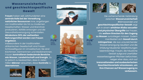 #FactFriday: Wasserunsicherheit und geschlechtsspezifische Gewalt