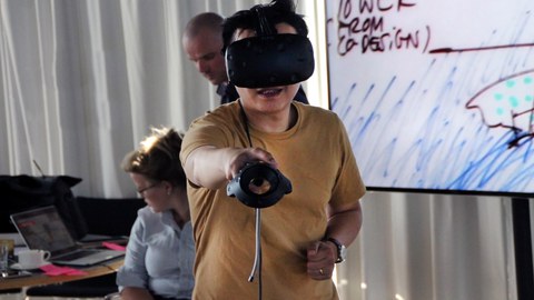 Bei der digitalen Stadtplanungsplattform von U_CODE können virtual reality tools eingesetzt werden. 