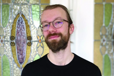 Portrait of Tim Mahn, winner of the Baulwelt Award