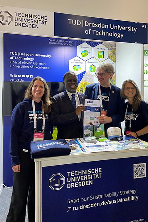 GSDC 2025 TUD delegation with Prof. Marwala