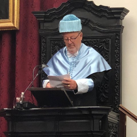 Prof. Dr. Dr. Faust Verleihung Dr.h.c. an der Uni Sevilla Speech