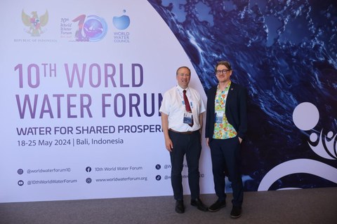 World Water Forum 2024_André Lindner and Daniel Karthe
