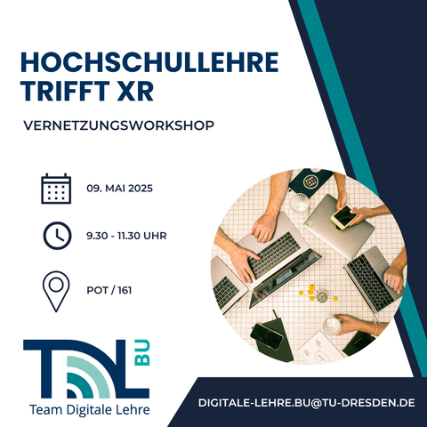 Einladung zum Vernetzungsworkshop am 09.05.2025, 9.30-11.30 Uhr, Raum POT/161