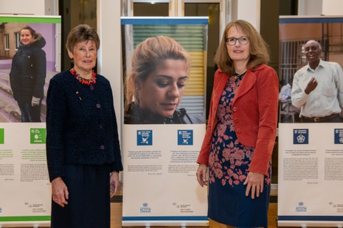 Dr. Angela Kane und Prof. Dr. Edeltraud Günther