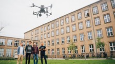 Drohnen Flug Campus TUD