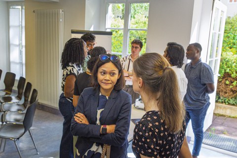 AvH Fellows and UNU Flores Juliane Dziumla und Atiqua Salleh