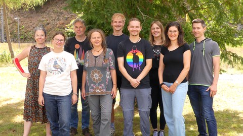 Gruppenfoto von die Mitarbeiter:innen des Lehrstuhls