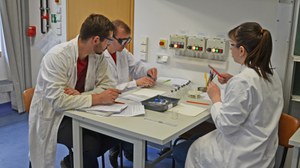 Studenten im Praktikum