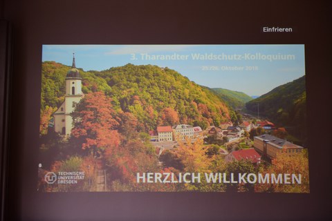 Welcome to the 3rd Tharandt Forest Protection Colloquium!