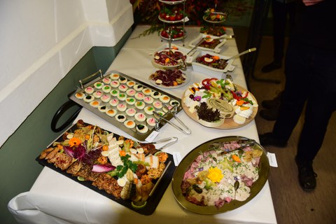 Evening buffet to finish off the first day