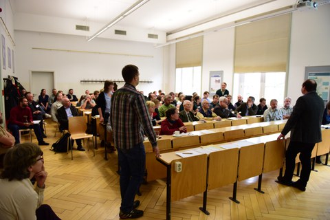 Discussions with the audience
