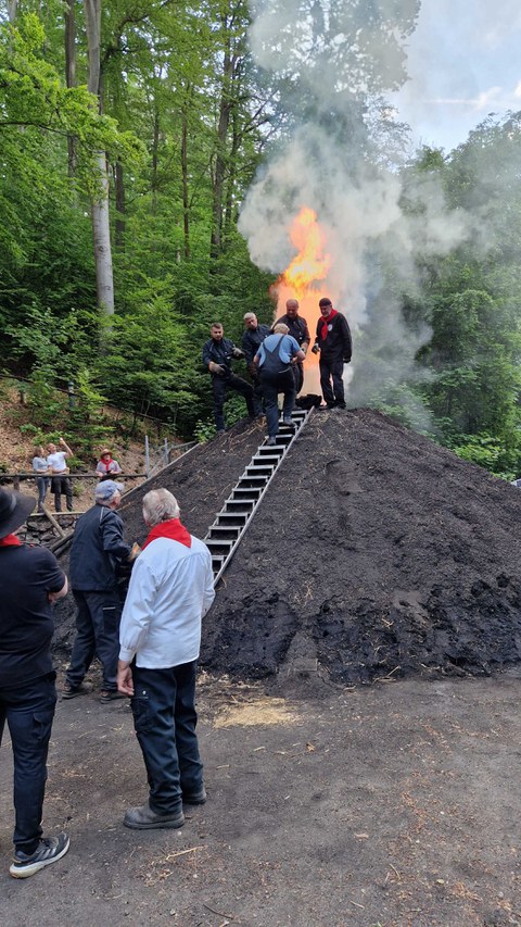 Charcoal kiln festival Tharandt