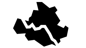 kleines FSR Geo Logo in schwarz