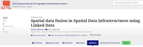 Spatial data fusion in Spatial Data Infrastructures using Linked Data