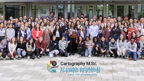 Alumni meeting on the 15th anniversary of the MSc Cartography