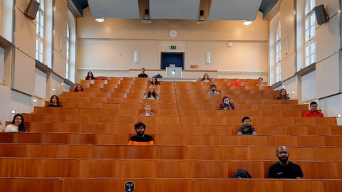 students in the lecture room