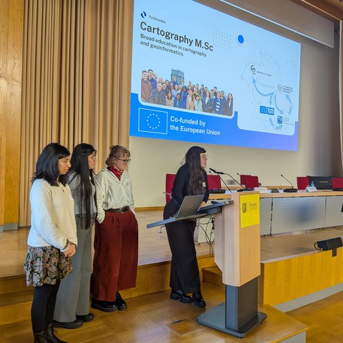 Cartography students at Digitalen Welten 2026