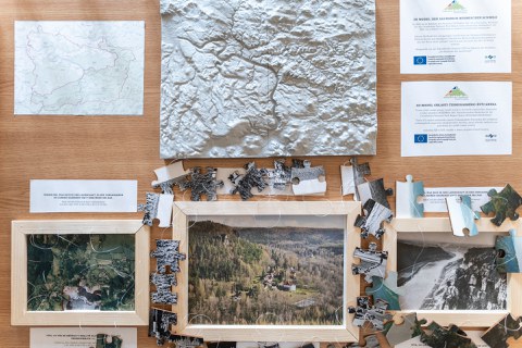 Teil der Wanderausstellung "Museum im Grünen"