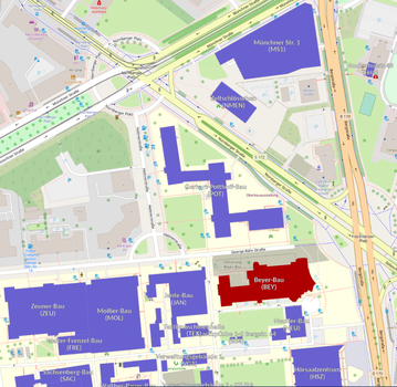 Lageplan Beyerbau