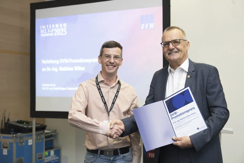 DVW-Promotionspreis an Matthias Willen verliehen