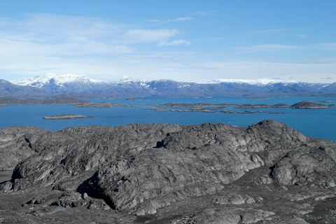 Blick von Maniitsoq Richtung Inland