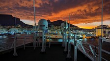 Sonnenuntergang in Kapstadt