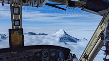 Heliflug im Messgebiet