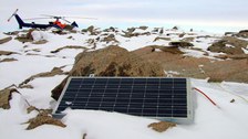  GPS-Station auf der Bären(halb)insel vor dem Abbau 
