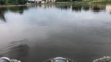 Start Forschungsfahrt DD-Magdeburg, Tag 1, Start in Dresden