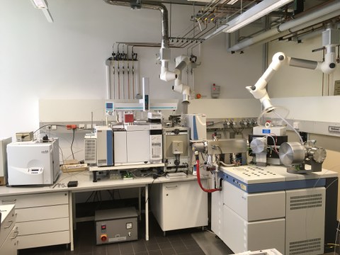 Das Bild zeigt das IRMS-System_MAT253