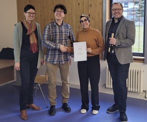 Auszeichnung_Frau_Safae Aala_2phd_event